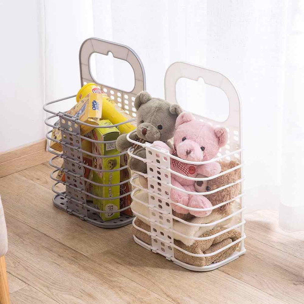 Wall-Mounted Folding Laundry Basket