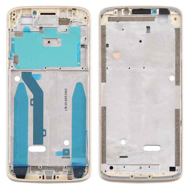 Front Housing LCD Frame Bezel for Motorola Moto E5(Gold)