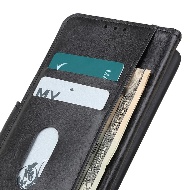 Motorola Edge (2021) Mirren Crazy Horse Texture Horizontal Flip Leather Case with Holder & Card Slots & Wallet(Black)