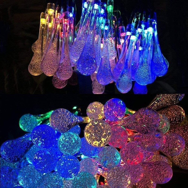 Raindrop Solar Fairy Lights