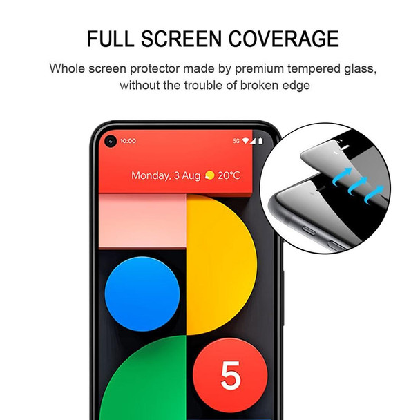 Google Pixel 5 Full Glue Full Screen Tempered Glass Film