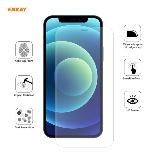 10 PCS ENKAY Hat-Prince 0.1mm 3D Full Screen Protector Explosion-proof Hydrogel Film - iPhone 12 / 12 Pro