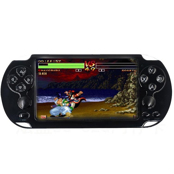 X9 5.1 inch Screen 128-bit Arcade Retro Handheld Game Console with 8G Memory(Black)