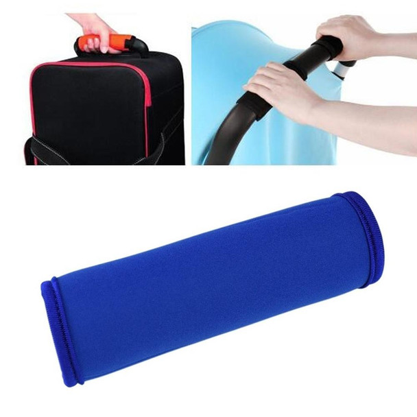 2 PCS Comfortable Neoprene Luggage Handle Wrap Grip Baby Universal Stroller Grip Protective Cover for Travel Bag Luggage Suitcase(Blue)