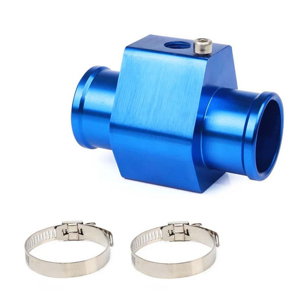 Car Water Temperature Meter Temperature Gauge Joint Pipe Radiator Sensor Adaptor Clamps, Size:32mm(Blue)