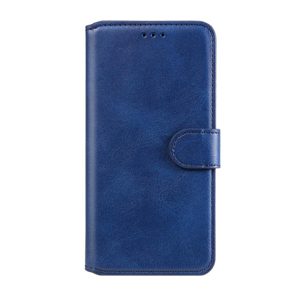 Motorola Moto G8 Power Lite Classic Calf Texture PU + TPU Horizontal Flip Leather Case, with Holder & Card Slots & Wallet(Blue)