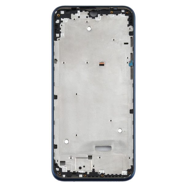 Front Housing LCD Frame Bezel Plate for Motorola Moto E (2020) (Blue)