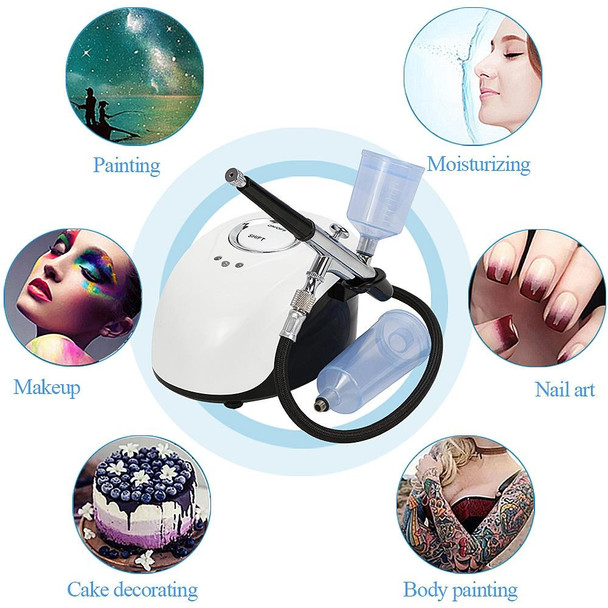 Beemyi BS-103 Beauty Salon High Pressure Oxygen Injection Device Household Handheld Facial Nano Spray Beauty Moisturizing Device, Specification: US Plug(Small Capacity)