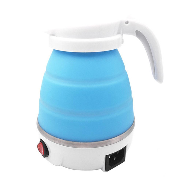 Compact Foldable Travel Electric Kettle - Dual Voltage, 600ml