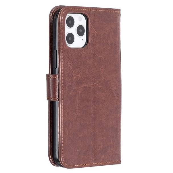 Crazy Horse Texture Horizontal Flip Leatherette Case with Holder & Card Slots & Wallet & Photo Frame for iPhone 13 Pro(Brown)