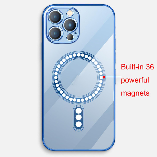 Classic Electroplating Shockproof Magsafe Case - iPhone 13 Pro(Black)
