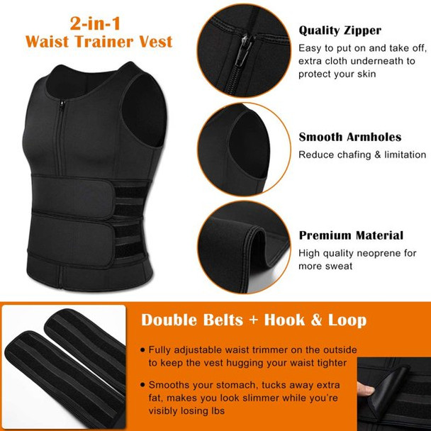 2 in 1 Training Vest & Back Support