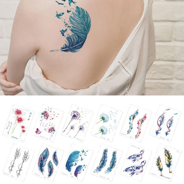 20 PCS Waterproof Flower Arm Tattoo Sticker(SC-558)