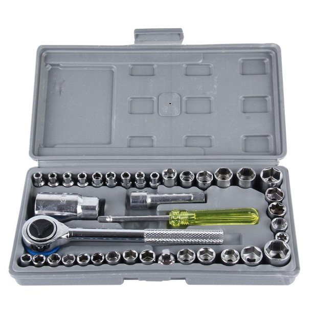 40PCS Combination Socket Wrench Set