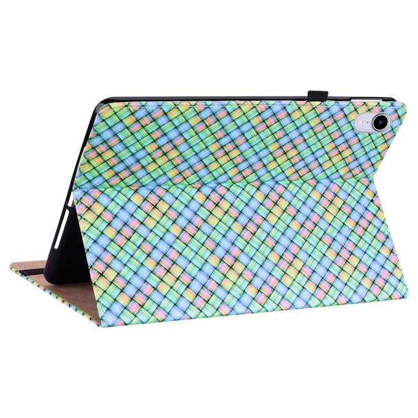 Color Weave Smart Leatherette Tablet Case - iPad mini 6(Rainbow)