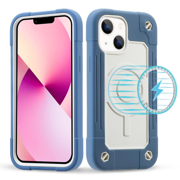 Colorful Magsafe Magnetic Phone Case - iPhone 13(Daisy Blue)