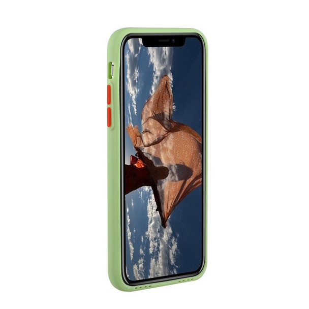 Card Slot Design Shockproof TPU Protective Case - iPhone X / XS(Green)