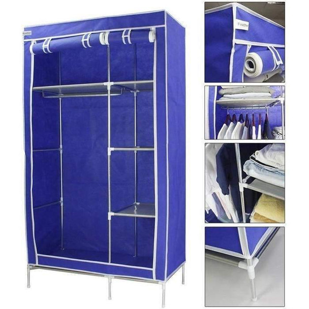 Double Canvas Storage Wardrobe