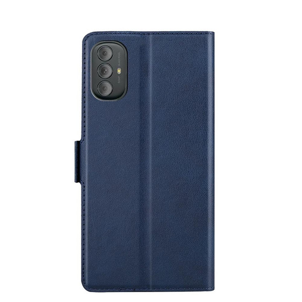 Motorola Moto G Power 2022 Ultra-thin Voltage Side Buckle Leather Phone Case(Blue)