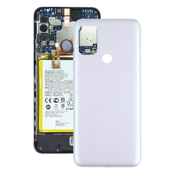 Battery Back Cover for Motorola Moto G10 XT2127-2 (Silver)