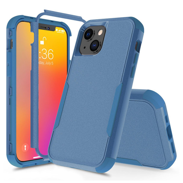 Commuter Shockproof TPU + PC Protective Case - iPhone 13 mini(Royal Blue)