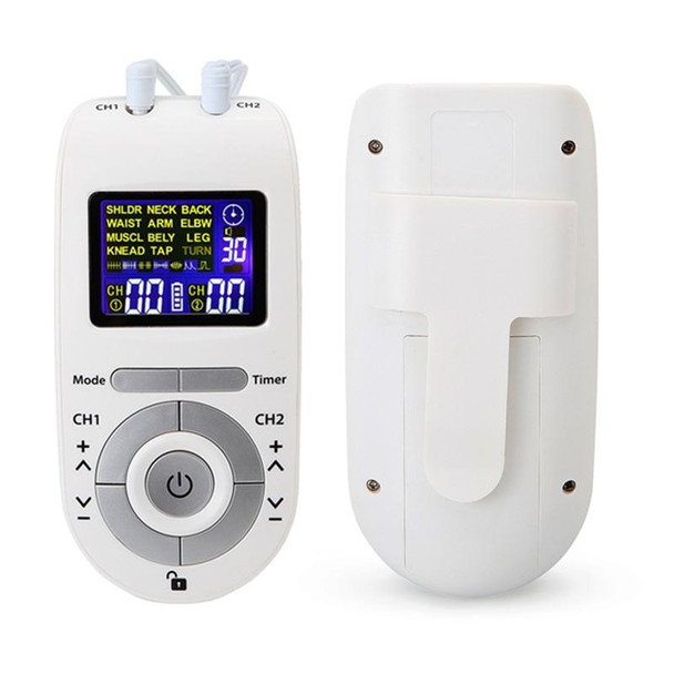 100B 12-mode Digital Meridian Physiotherapy Instrument Electronic Acupoint Pulse Acupuncture Massager, Specification: Battery Type(White)