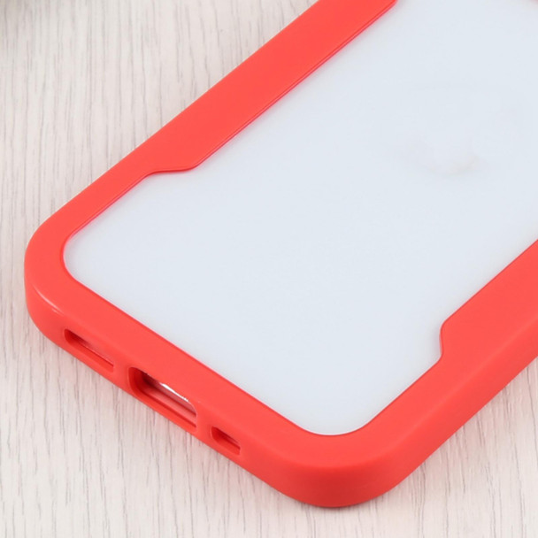 Acrylic + TPU 360 Degrees Full Coverage Shockproof Protective Case - iPhone 13 mini(Red)