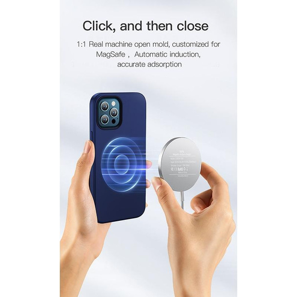 TOTUDESIGN AA-159 Brilliant Series MagSafe Liquid Silicone Protective Case - iPhone 12 mini(Blue)