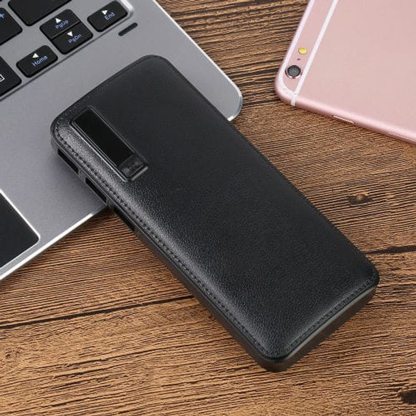 3 USB Leather Power Bank