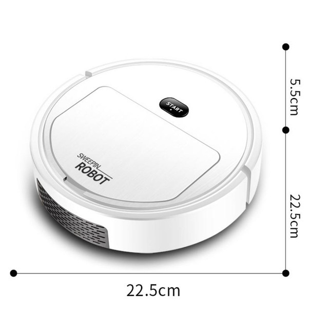 Household Automatic Smart Charging Sweeping Robot, Specification: White