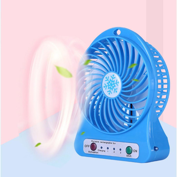 Portable Rechargeable Fan - 3-Speed, USB Powered, Travel-Friendly