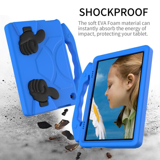 Lenovo Tab M10 HD 10.1 TB-X505F/X505N EVA Shockproof Tablet Case with Thumb Bracket(Blue)