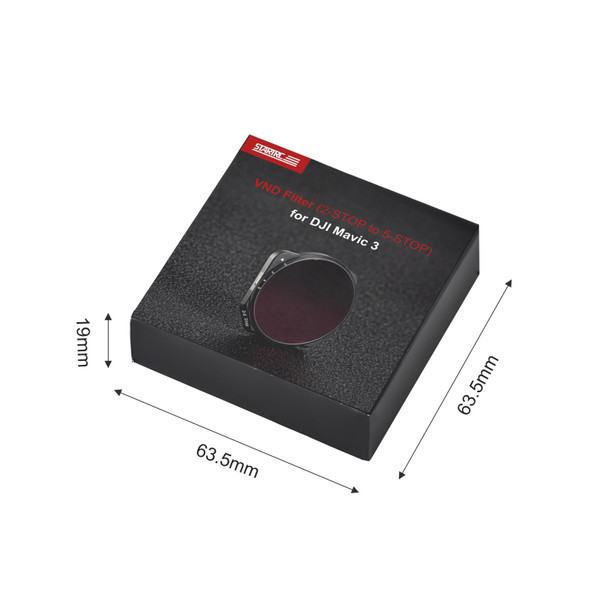 DJI Mavic 3 STARTRC 1110347 VND 2-5 Gears Lens Filter(Black)