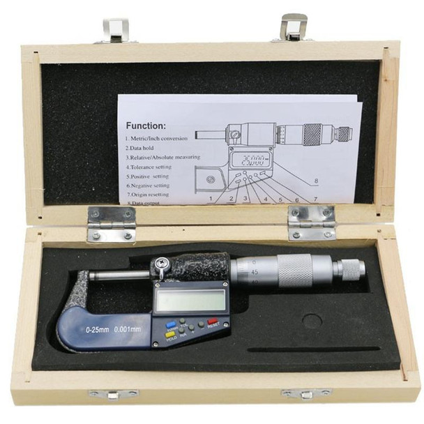 50-75mm Electronic Digital Micrometer (resolution 0.001mm)