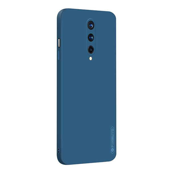 OnePlus 8 PINWUYO Touching Series Liquid Silicone TPU Shockproof Case(Blue)