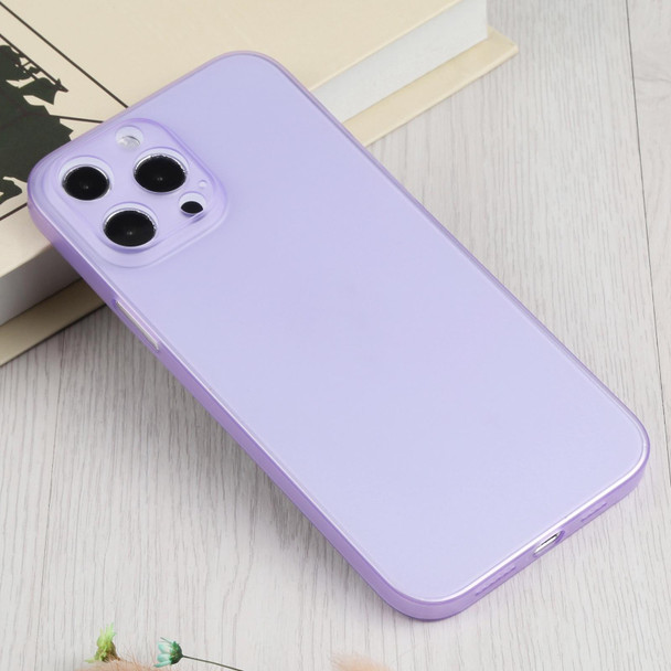 Camera Precision Hole PP Protective Case - iPhone 13 Pro Max(Purple)