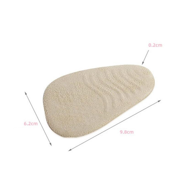 5 Pairs Anti-Slip Sole Pads - High Heels Gel Crystal Comfortable Half Pads, Colour: Transparent