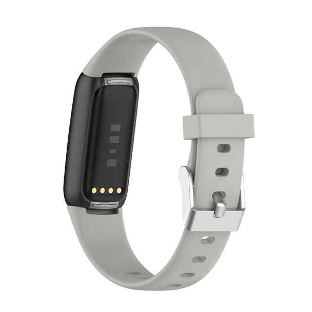 Fitbit Luxe Silicone Watch Band, Size: L (Rock Grey)