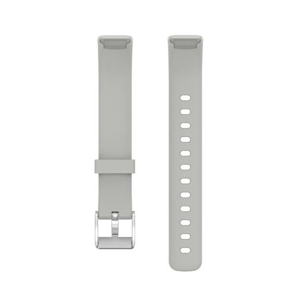 Fitbit Luxe Silicone Watch Band, Size: L (Rock Grey)