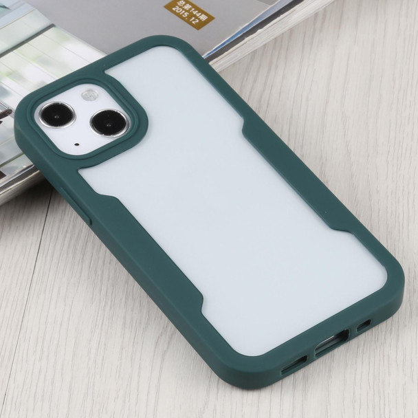 Acrylic + TPU 360 Degrees Full Coverage Shockproof Protective Case - iPhone 13 mini(Green)