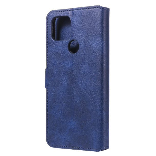 Google Pixel 5 XL / Pixel 4a 5G Classic Calf Texture PU + TPU Horizontal Flip Leather Case, with Holder & Card Slots & Wallet(Blue)