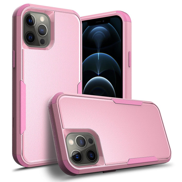 TPU + PC Shockproof Protective Case - iPhone 12 / 12 Pro(Pink)