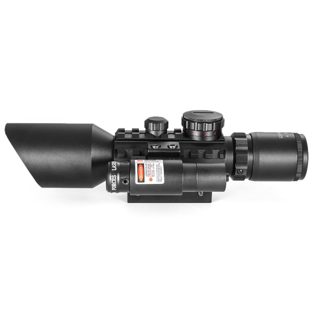 Rifle Scope With Laser Sight