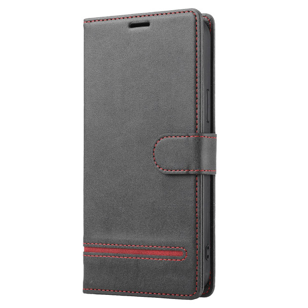 Classic Wallet Flip Leatherette Phone Case - iPhone 13 Pro(Black)