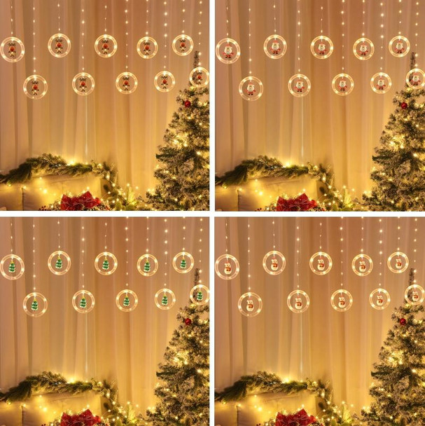 Christmas Decoration Lights USB Ring Doll 10 in 1 String Lights(Reindeer)