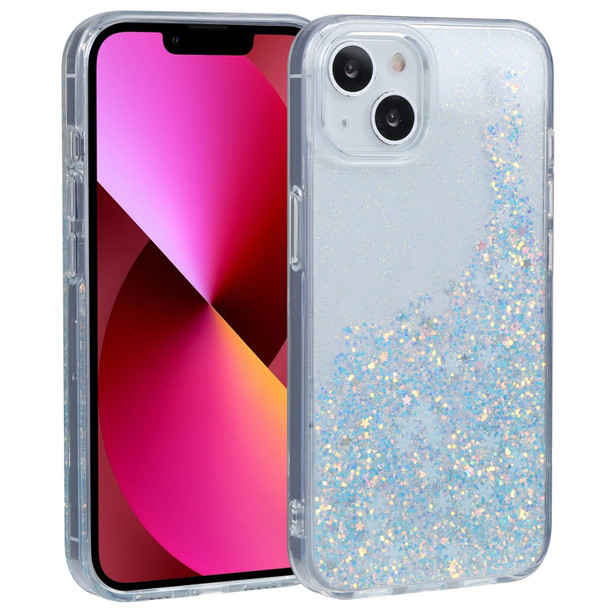 DFANS DESIGN Snowflake Starlight Shining Phone Case - iPhone 13(White)