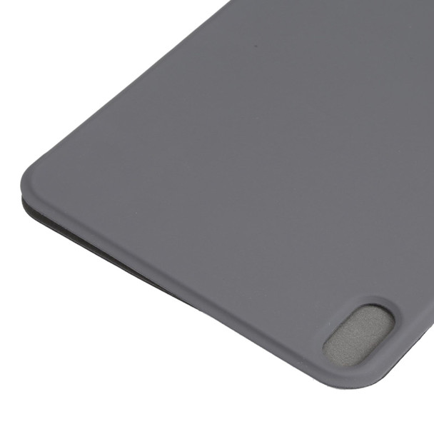Horizontal Flip Ultra-thin Double-sided Clip Non-buckle Magnetic PU Tablet Case With Three-folding Holder & Sleep / Wake-up Function - iPad mini 6(Dark Grey)