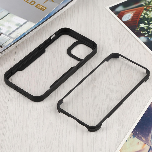 Acrylic + TPU 360 Degrees Full Coverage Shockproof Protective Case - iPhone 13(Black)