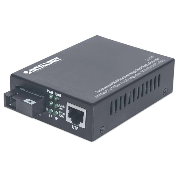 Intellinet Fast Ethernet Wdm Bi-Directional Single Mode Media Converter