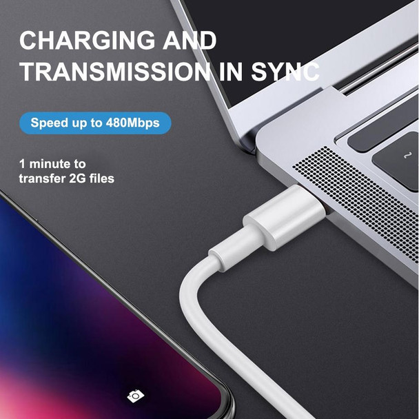 1.5m PD20W USB-C / Type-C to 8 Pin PD Fast Charging Sync Data Cable for iPhone 13 / 12 Series